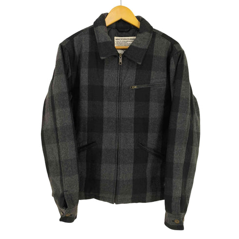 ディッキーズ Dickies 裏地キルティング 中綿ジップアップチェックブルゾン メンズ import:L