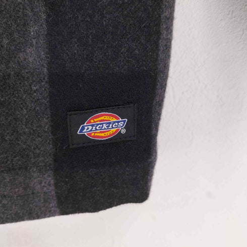 ディッキーズ Dickies 裏地キルティング 中綿ジップアップチェックブルゾン メンズ import:L