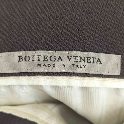ボッテガヴェネタ BOTTEGA VENETA MADE IN ITALY リネン混 テーラードジャケットセットアップ メンズ 52