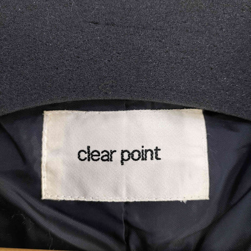 CLEAR POINT ウール混 フーデッドコート レディース 9R