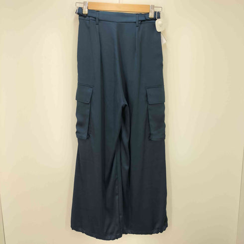 ユナイテッドアローズグリーンレーベルリラクシング UNITED ARROWS green label relaxing サテン カーゴ パンツ レディース sh