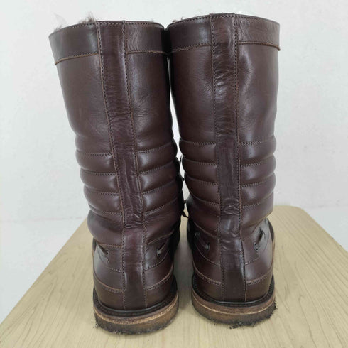 ボッテガヴェネタ BOTTEGA VENETA ファーレザーブーツ メンズ EUR:43