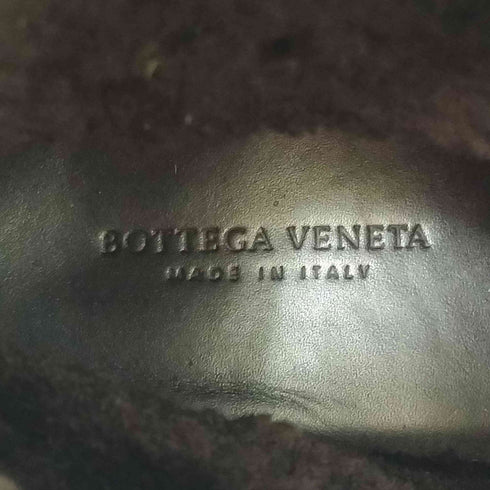 ボッテガヴェネタ BOTTEGA VENETA ファーレザーブーツ メンズ EUR:43