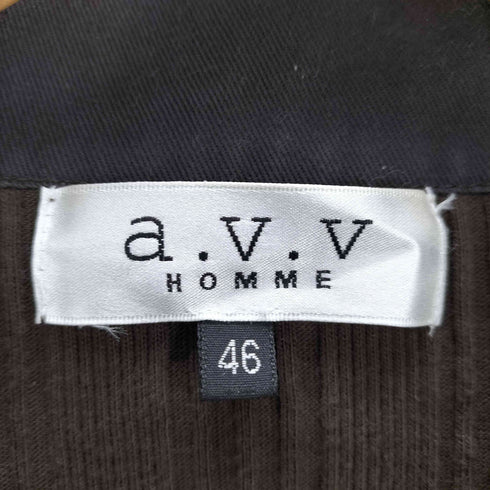 アーヴェヴェ a.v.v homme ニットポロシャツ メンズ JPN:46
