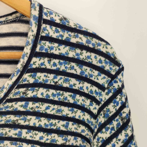 ラッドミュージシャン LAD MUSICIAN 11SS 花柄 ボーダーカットソー メンズ 46