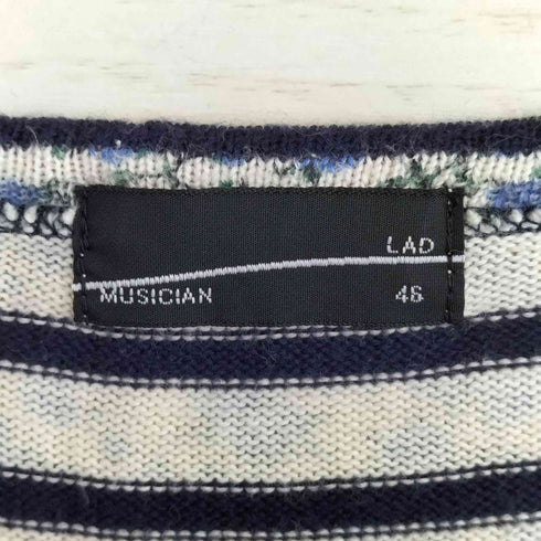 ラッドミュージシャン LAD MUSICIAN 11SS 花柄 ボーダーカットソー メンズ 46