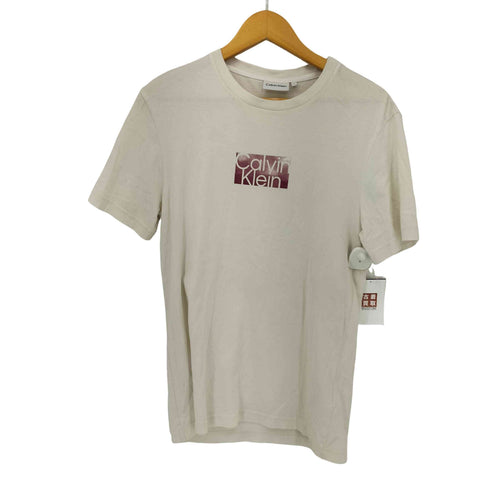 カルバンクライン CALVIN KLEIN プリントロゴクルーネックTシャツ メンズ import:S