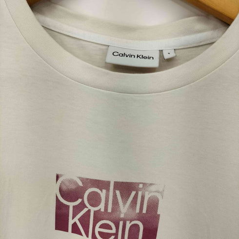 カルバンクライン CALVIN KLEIN プリントロゴクルーネックTシャツ メンズ import:S