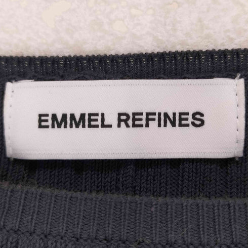 エメルリファインズ EMMEL REFINES 20SS SMF HW 肩スリット リブワンピース レディース FREE