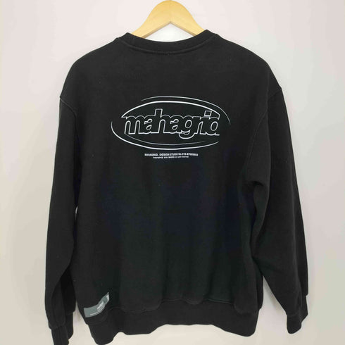 マハグリッド mahagrid 両面プリント L/S プルオーバー スウェット メンズ JPN:M