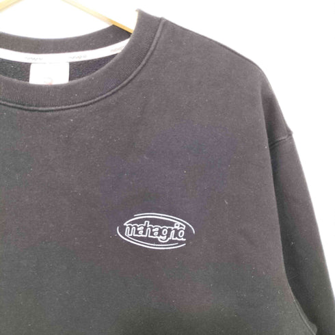 マハグリッド mahagrid 両面プリント L/S プルオーバー スウェット メンズ JPN:M