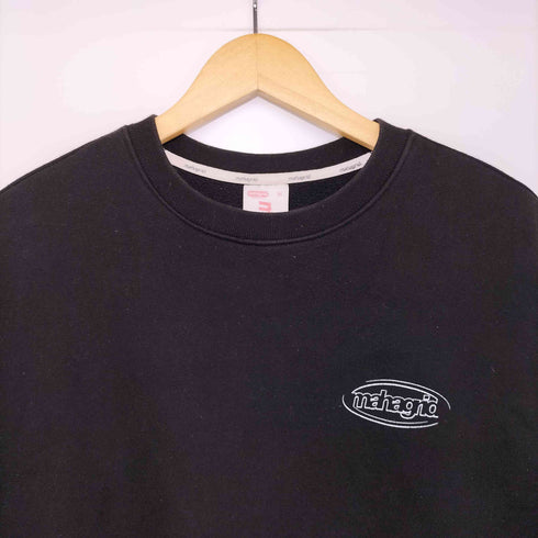 マハグリッド mahagrid 両面プリント L/S プルオーバー スウェット メンズ JPN:M