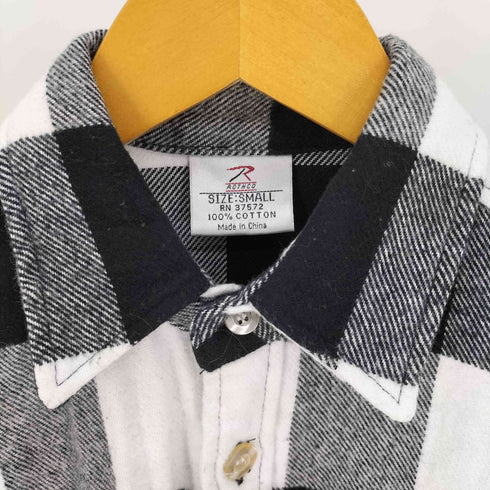ロスコ ROTHCO EXTRA HEAVYWEIGHT FLANNEL SHIRT バッファローチェック ボタンダウン フラップポケット フランネル ネルシャツ メンズ import:S