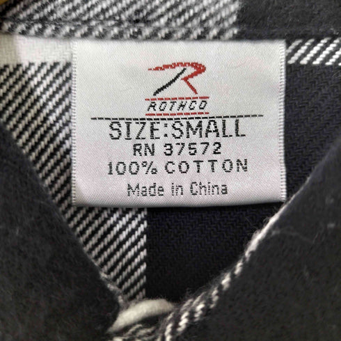 ロスコ ROTHCO EXTRA HEAVYWEIGHT FLANNEL SHIRT バッファローチェック ボタンダウン フラップポケット フランネル ネルシャツ メンズ import:S