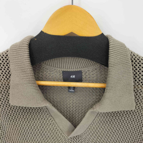 エイチアンドエム H&M ルーズフィットポロセーター メンズ M
