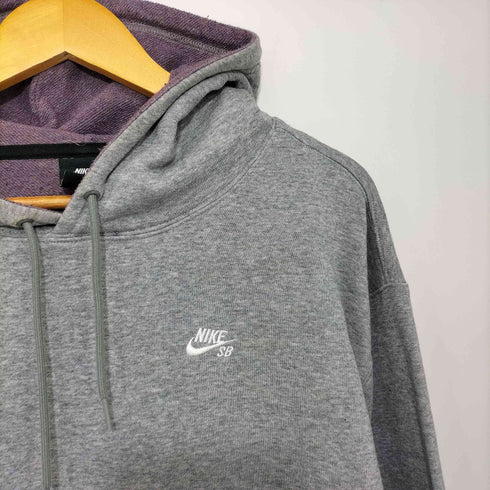 ナイキスケートボーディング NIKE SB ワンポイント ロゴ刺繍 L/S プルオーバー パーカー メンズ import:L