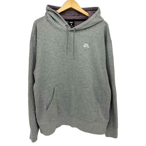 ナイキスケートボーディング NIKE SB ワンポイント ロゴ刺繍 L/S プルオーバー パーカー メンズ import:L