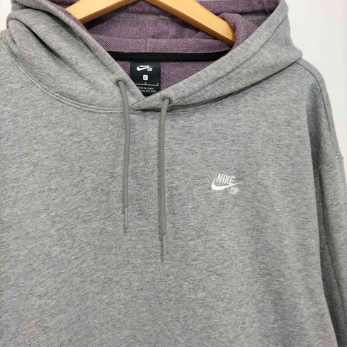 ナイキスケートボーディング NIKE SB ワンポイント ロゴ刺繍 L/S プルオーバー パーカー メンズ import:L