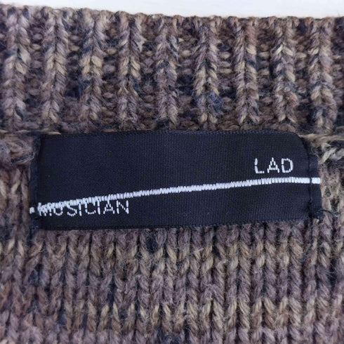 ラッドミュージシャン LAD MUSICIAN マルチカラーニットセーター レディース 40