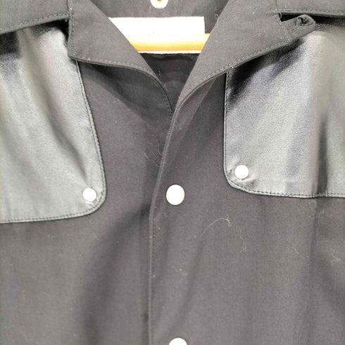 アドラー ADRER シンセティックレザースイッチシャツ メンズ JPN:M