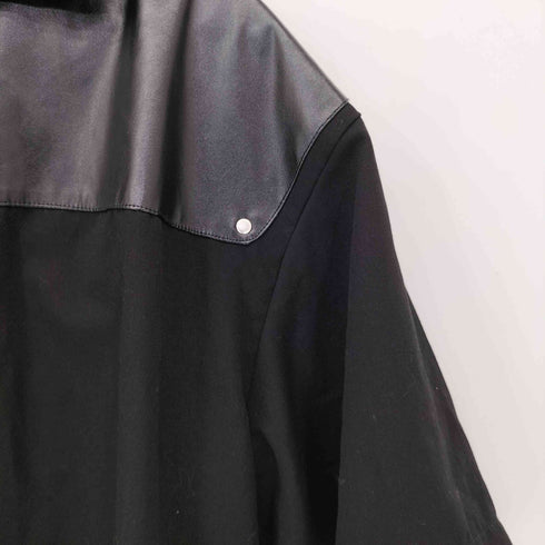 アドラー ADRER シンセティックレザースイッチシャツ メンズ JPN:M