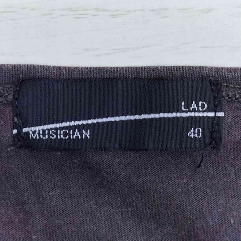 ラッドミュージシャン LAD MUSICIAN ボートネックカットソー メンズ 40