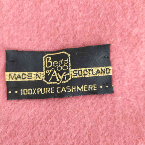 BEGG OF AYR カシミヤ100マフラー レディース