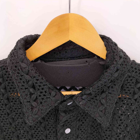 アドラー ADRER ルーズシルエットレース シアーシャツ メンズ JPN:M
