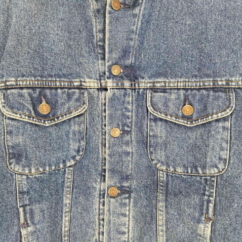 ギャップデニム GAP DENIM 90s 裏地チェックブランケット デニムジャケット メンズ JPN:XL