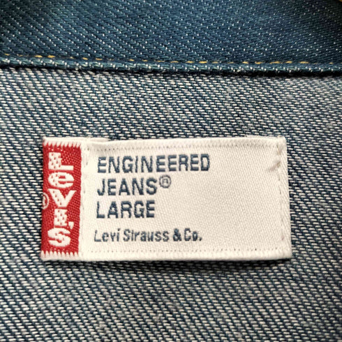 リーバイス Levis ENGINEERED JEANS ウエスタンシャツ メンズ JPN:L