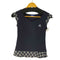 バーバリーブルーレーベル BURBERRY BLUE LABEL ノバチェック切替 Vネックトップス レディース JPN:38