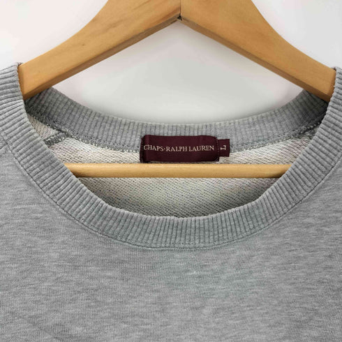 チャップスラルフローレン CHAPS RALPH LAUREN 刺繍ラグランスウェット メンズ JPN:L