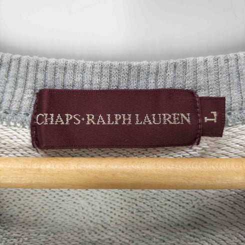 チャップスラルフローレン CHAPS RALPH LAUREN 刺繍ラグランスウェット メンズ JPN:L