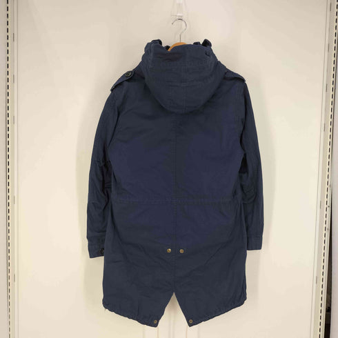 バーバリーブラックレーベル BURBERRY BLACK LABEL 3WAY リバーシブルライナー付き モッズコート メンズ import:L