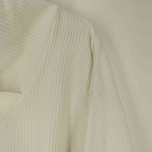 ザラ ZARA クロスオーバーネック ブラッシュド リブ セーター レディース import:M