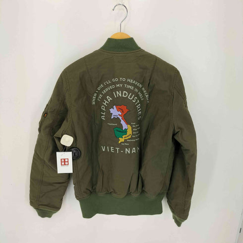 アルファインダストリーズ ALPHA INDUSTRIES タイガー刺繍 ベトジャン フライトジャケット メンズ MEDIUM