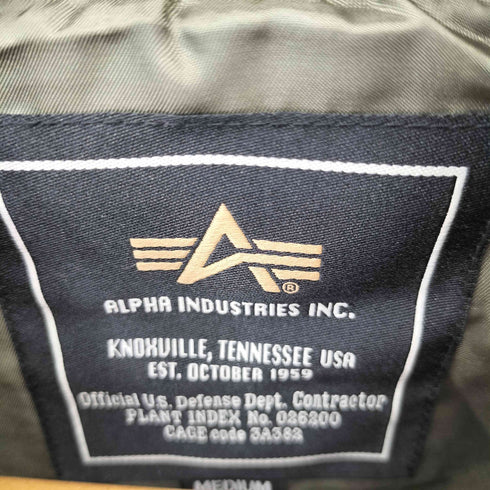 アルファインダストリーズ ALPHA INDUSTRIES スーベニア 両面刺繍フライトジャケット メンズ MEDIUM