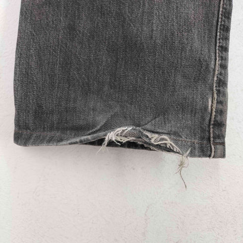 リーバイス Levis 501 ボタンフライブラックデニムパンツ メンズ US:32-33