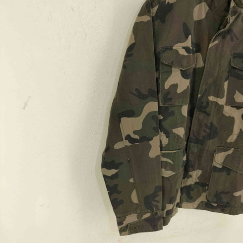 S&SONS カモ柄 ミリタリージャケット メンズ XL