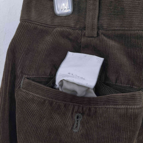 ジェイプレス J.PRESS 細畝コーディロイ 2タックスラックス YKK オリーブ メンズ 29
