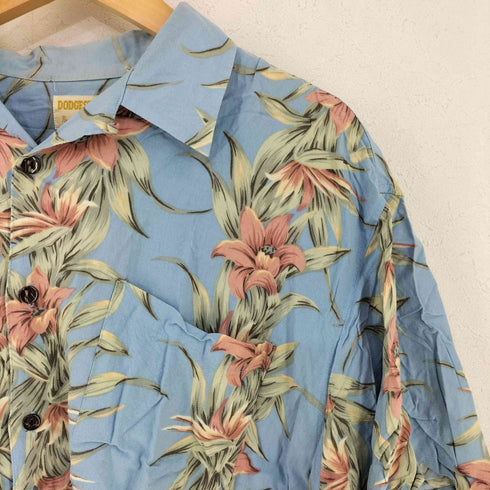 DODGEST 90s レーヨン100 アロハシャツ オープンカラーシャツ メンズ JPN:M