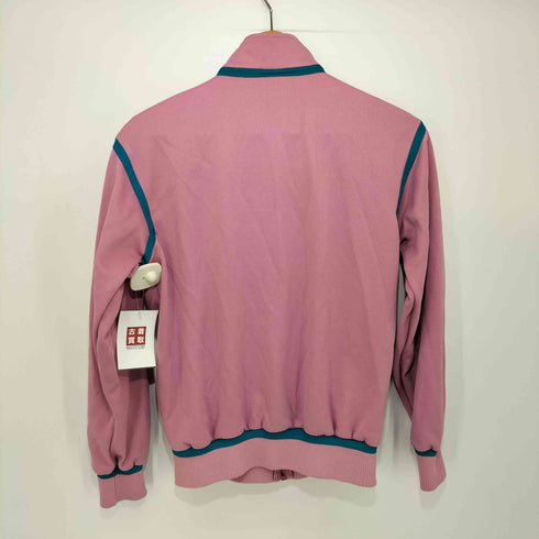 アディダス adidas 70-80S 台湾製トレフォイルロゴ後期 ジップアップ トラックジャケット レディース import:M