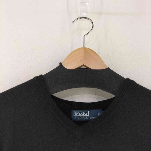 ポロバイラルフローレン Polo by RALPH LAUREN スモールポニー刺繍 メリノウールVネックニット メンズ import:S