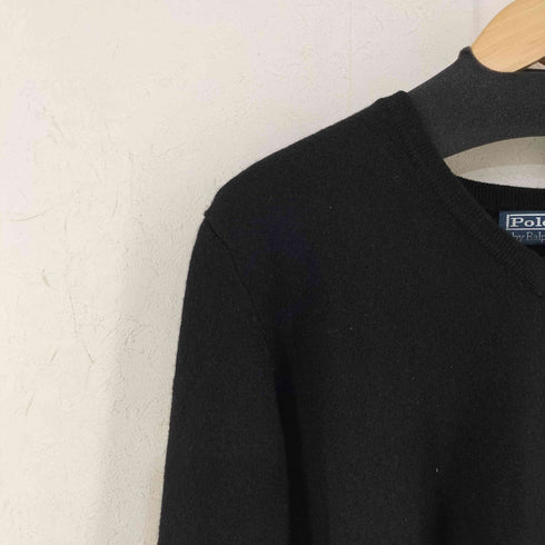 ポロバイラルフローレン Polo by RALPH LAUREN スモールポニー刺繍 メリノウールVネックニット メンズ import:S