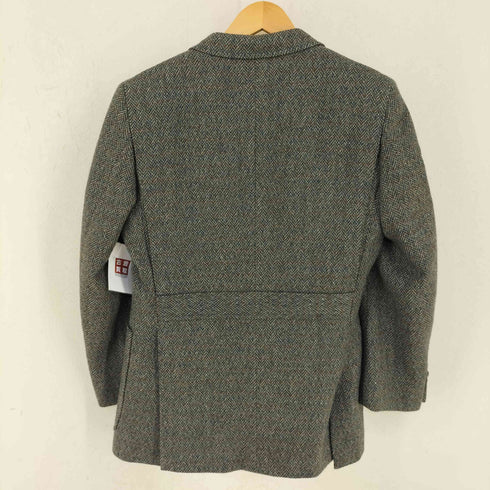 アクアスキュータム AQUASCUTUM OF LONDON アクションプリーツ ウールツイード2Bテーラードジャケット メンズ 94AB4