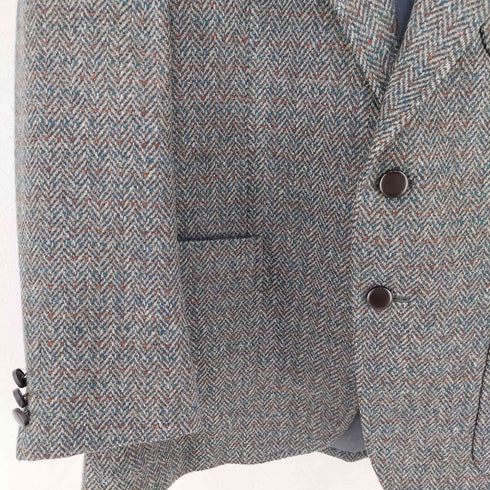 アクアスキュータム AQUASCUTUM OF LONDON アクションプリーツ ウールツイード2Bテーラードジャケット メンズ 94AB4