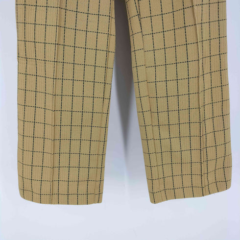 ロクビューティーアンドユースユナイテッドアローズ 6 BEAUTY & YOUTH UNITED ARROWS 21AW CHECK CUTSEW PANTS チェック カットソー パンツ レディース JPN:38