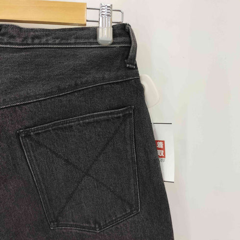 エッセイ ESSAY SLIM TAPERED DENIM ブラック メンズ JPN:S