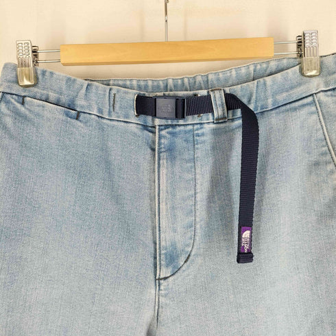 ノースフェイスパープルレーベル THE NORTH FACE PURPLE LABEL 21AW Webbing Belt Denim Wide Tapered Pants メンズ 32