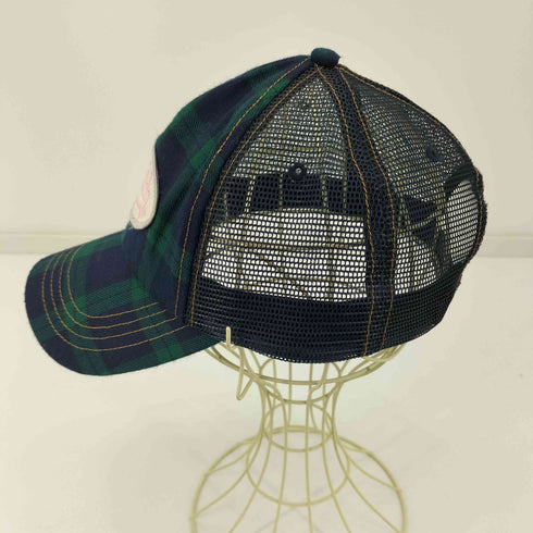 ボンダッチ Von Dutch タータンチェック メッシュキャップ メンズ